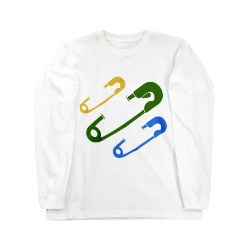 安全ピン Long Sleeve T-Shirt