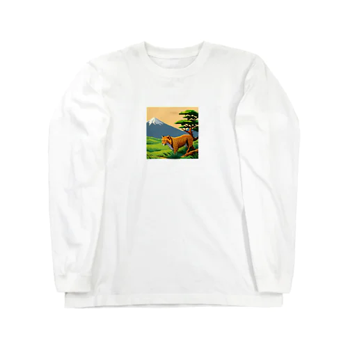 野生のドットスター Long Sleeve T-Shirt