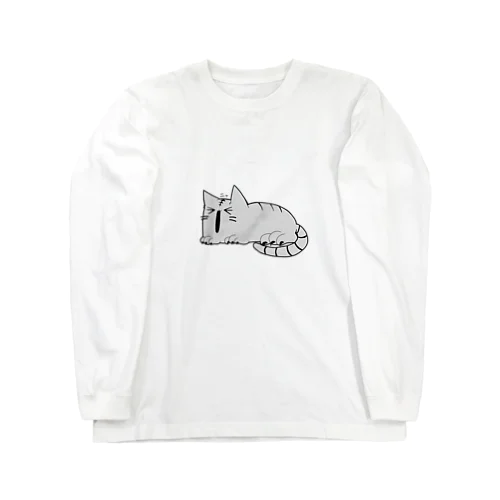 伏せるネコ Long Sleeve T-Shirt