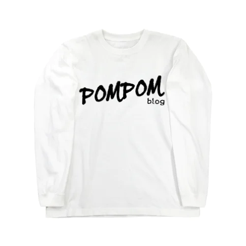 DC PomPomBlog（black） Long Sleeve T-Shirt