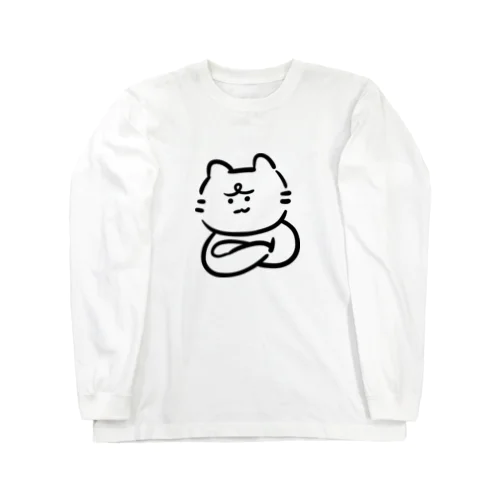 悩むワンニャン Long Sleeve T-Shirt