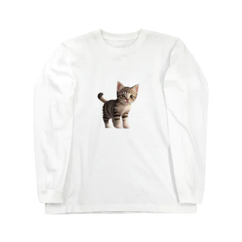 こねこ１ ロングスリーブTシャツ