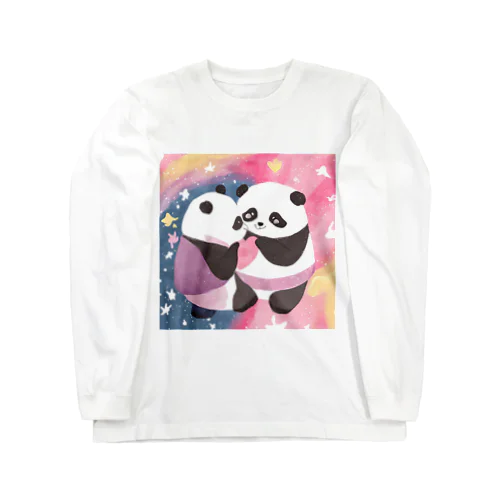 きゅんきゅんパンダ Long Sleeve T-Shirt