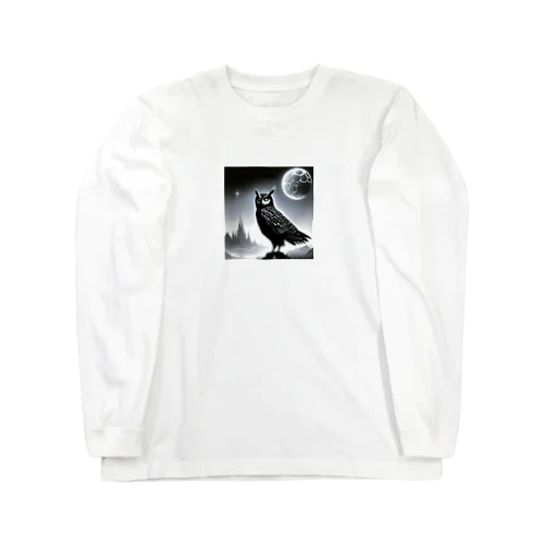 夜の月 Long Sleeve T-Shirt