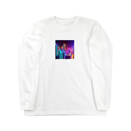 ネオンライト・ダイナミックシティ Long Sleeve T-Shirt