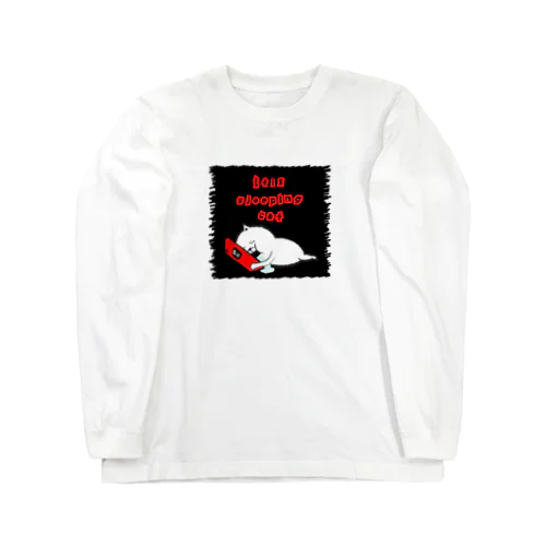 寝落ち猫 Long Sleeve T-Shirt