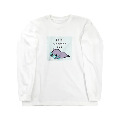 寝落ち猫（ｐｒ） Long Sleeve T-Shirt