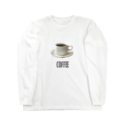 コーヒー(ホット) ロングスリーブTシャツ