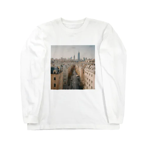 綺麗なビル街のアイテムグッズ Long Sleeve T-Shirt