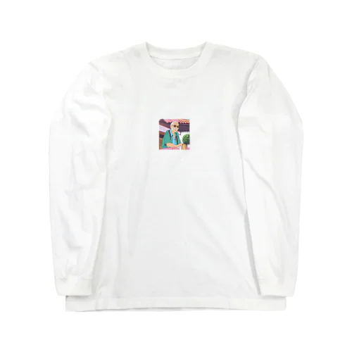 休日のおじいちゃん Long Sleeve T-Shirt