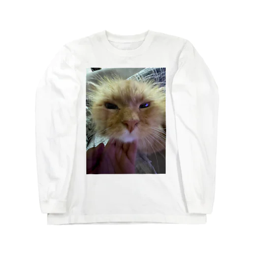 可愛い猫 ロングスリーブTシャツ