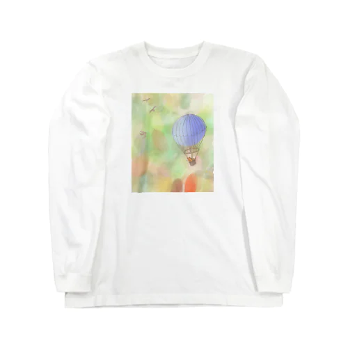 頬を赤らめる森 Long Sleeve T-Shirt