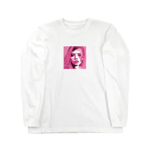 pink girl Long Sleeve T-Shirt