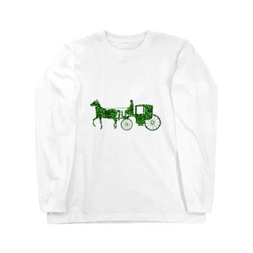 馬車　green Long Sleeve T-Shirt