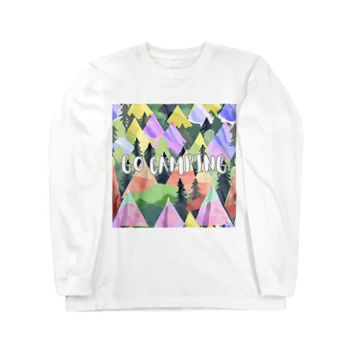 カラフルテントでGO CAMPING 2 ロングスリーブTシャツ