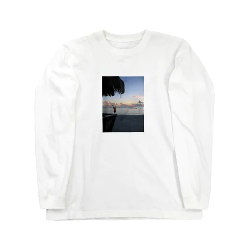 サンセットビーチ 001 Long Sleeve T-Shirt