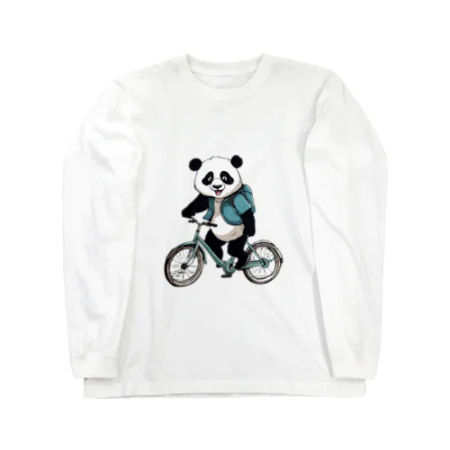 サイクリングパンダ Long Sleeve T-Shirt