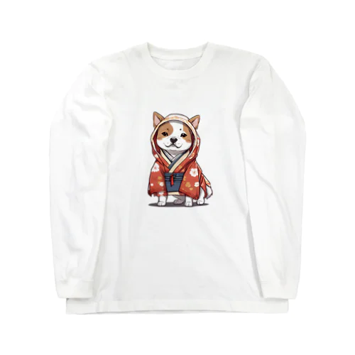 和装わんちゃん Long Sleeve T-Shirt