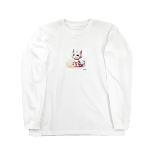 三つ子ネコのミント Long Sleeve T-Shirt