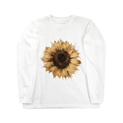 ヒマワリ Sunflower ロングスリーブTシャツ