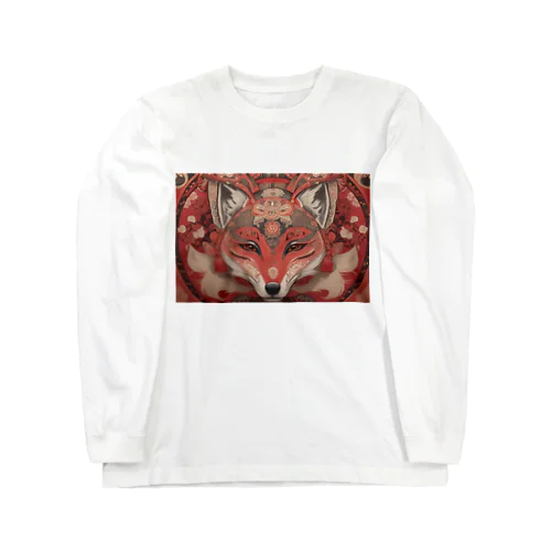 紅い狐 Long Sleeve T-Shirt