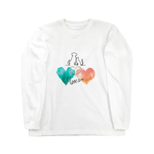 愛犬家による愛犬家のためのアイテム Long Sleeve T-Shirt