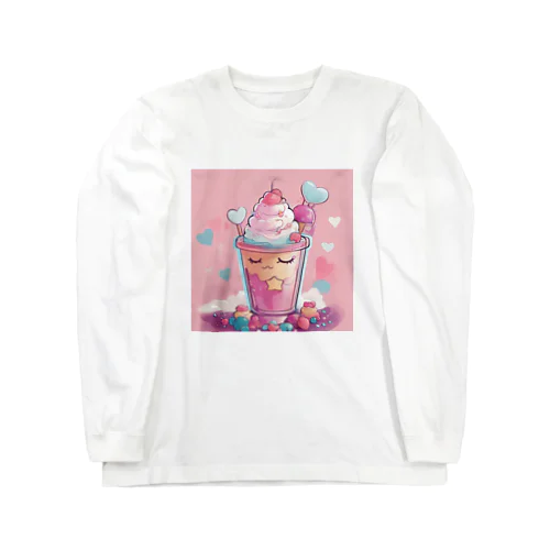 ゆめかわパフェ Long Sleeve T-Shirt