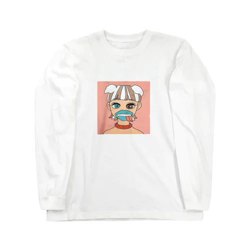 噛みつく犬 Long Sleeve T-Shirt