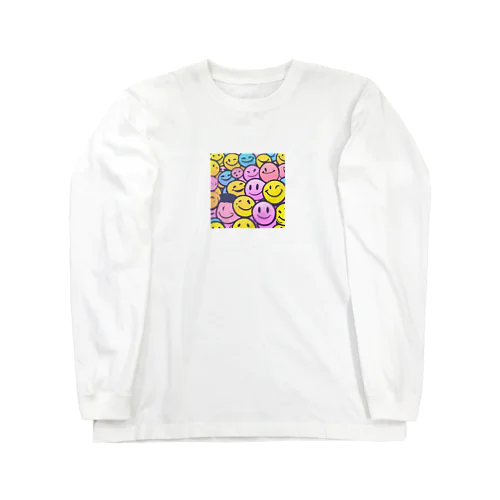 スマイルマークがいっぱい⑦ Long Sleeve T-Shirt