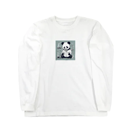 派遣パンダ(科学者ver.) Long Sleeve T-Shirt