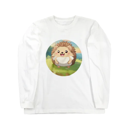 ほっこりハリネズミくん Long Sleeve T-Shirt