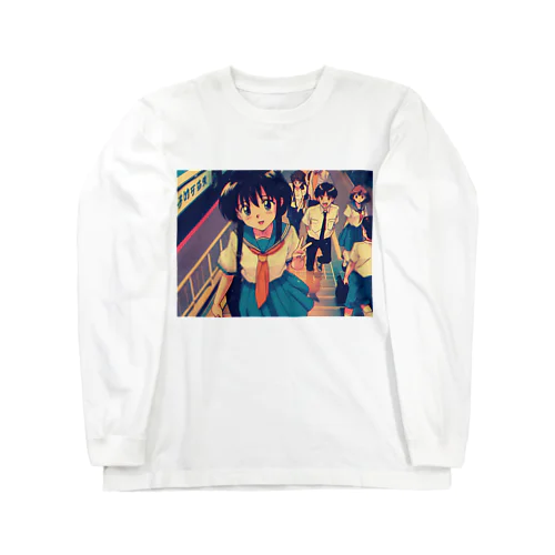 「超獣伝説ジルガイム」| 90s J-Anime "Super Beast Legend Zilgaim"  ロングスリーブTシャツ