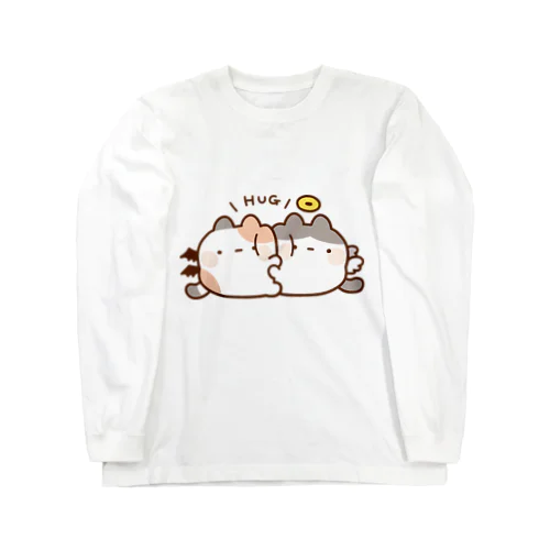 ずんどうネコ / ハロウィンミケハチ Long Sleeve T-Shirt