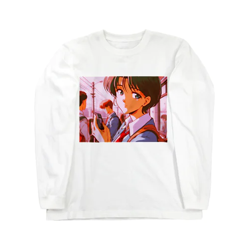 「湘南妄想族R」| 90s J-Anime "Shonan Delusion Tribe R" ロングスリーブTシャツ