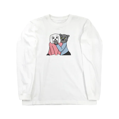 犬猫 ロングスリーブTシャツ