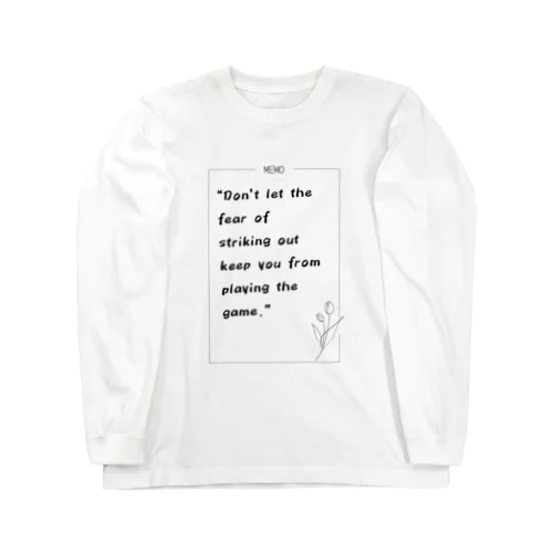 motivation words Long Sleeve T-Shirt