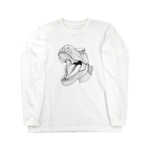 ティラノサウルスヘッド Long Sleeve T-Shirt