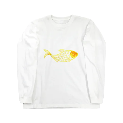魚　flame ロングスリーブTシャツ