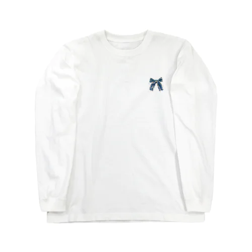 水瓶座 リボン　 Long Sleeve T-Shirt