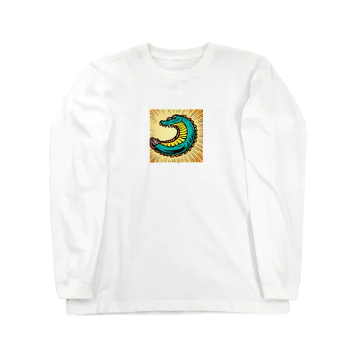 可愛いワニ Long Sleeve T-Shirt