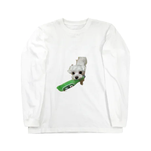 マルチーズのオスカーくん Long Sleeve T-Shirt