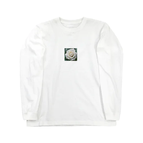 白い薔薇 Long Sleeve T-Shirt