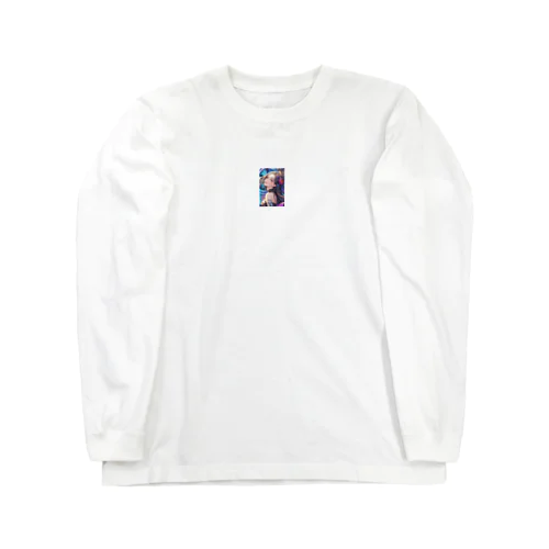 「花の中の美 - レースの少女」 Long Sleeve T-Shirt