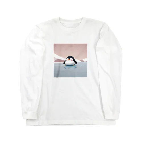 かわゆいペンギン ロングスリーブTシャツ