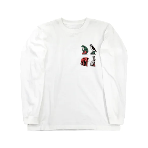 【孤独を愛する４人】スケート編（フィギュアスケート） Long Sleeve T-Shirt