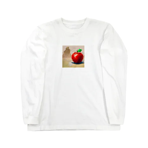 渇きを潤すリンゴ Long Sleeve T-Shirt