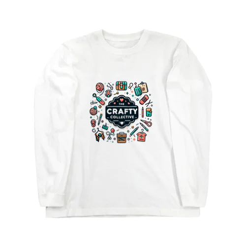 The Crafty Collective のロゴマーク ロングスリーブTシャツ