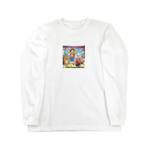 笑いの絶えない瞬間 Long Sleeve T-Shirt