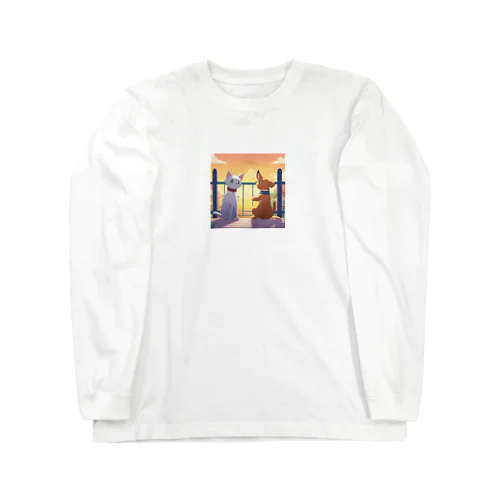 笑いの絶えない瞬間 Long Sleeve T-Shirt