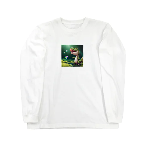 古代の巨大生物たち Long Sleeve T-Shirt